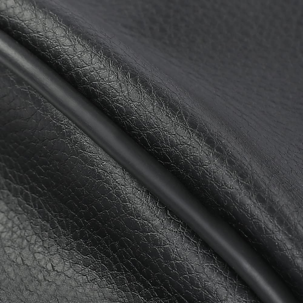 G-PLUS Seat Cover Synthetic Leather Black Compatible with 1979-1987 Yamaha QT50 MA50 Seat Cover