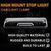 G-PLUS Rear LED Third Brake Light Compatible With 2004-2008 Ford F150 3RD Cargo Led Tail Lamps (Clear Lens Black Housing)