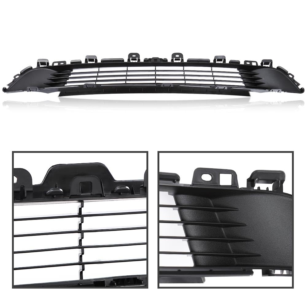 G-PLUS New Front Bumper Grille Insert Compatible With 2020-2023 Tesla Model Y 1493759-00-A
