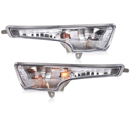 G-PLUS Turn Signal Lights w/bulbs Driver and Passenger Side Compatible with Nissan Altima Base 2013-2017,Fit Nissan Altima S 2013-2018 NI2531118 NI2530118
