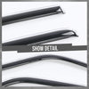 G-PLUS in-Channel Window Visors Rain Guards Side Wind Deflector Compatible with Toyota 4Runner 2010-2024 Smoke