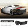 G-PLUS Rear Bumper Cover w/Holes Compatible with Dodge Charger 2020 2021 2022 2023, 68488292AA, CH1100A56, Primed Black