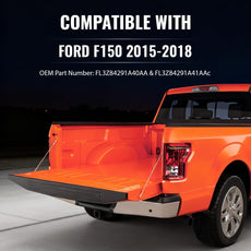 G-PLUS Tailgate Cap Molding Trim for Ford F150 2015-2020 Rear Protector Front View