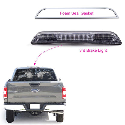 G-PLUS Third Brake Light Foam Seal Gasket Compatible with 15-19 Ford F150 Cargo Lamp Waterproof Sponge Pad