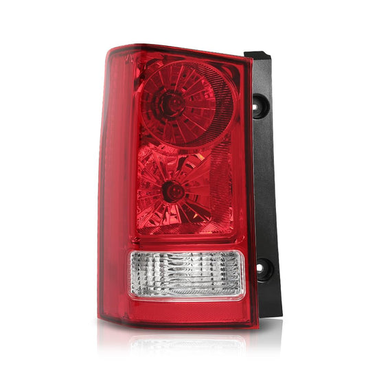 G-PLUS Tail Light Rear Brake Lamp without Bulb and Wiring Harness Compatible with Honda Pilot 4-Door Sport Utility 2009-2015 Clear/Red Lens Driver Side Luces TraserasAssembly