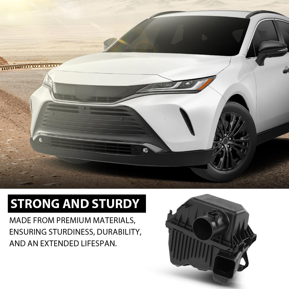 G-PLUS Air Cleaner Intake Filter Box Compatible with Toyota Avalon/Camry/RAV4/Venza 2018-2024, Fit Toyota RAV4 Prime 2021-2023 17705F0230, 1781237040, 17700-F0020, 17705-F0230, 17812-37040 Black