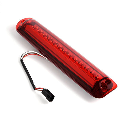 G-PLUS LED 3rd Third Tail Brake Light Cargo Lamps Compatible with Chevy Silverado GMC Sierra 1500 2500 3500 1999-2006 Red Lens