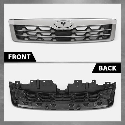 G-PLUS Front Bumper Upper Grille Grill Compatible with Subaru Forester 2011-2013 91121SC040