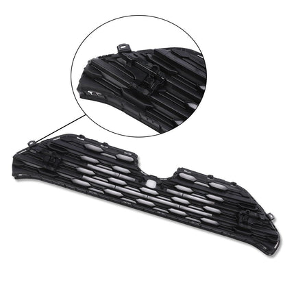 G-PLUS Front Center Bumper Grille with Radar Holes (Black) Compatible with Toyota RAV4 2019 2020 2021 2022 TO1200439, 531120R130