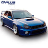 G-PLUS Polyurethane Winglet Aero Front Bumper Lip Splitter Diffuser Compatible with Impreza WRX Sti 2006-2007