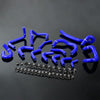G-PLUS Silicone Heater Hose Kit Compatible With Nissan Skyline GTR RB26DET R33 R34,Blue