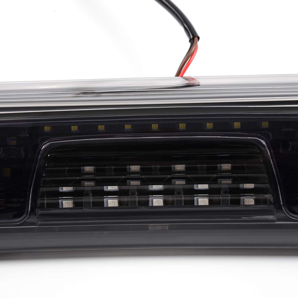 G-PLUS Full LED 3rd Third Brake Cargo Lights Assembly 2014-2018 Compatible with Chevy Silverado & GMC Sierra 1500 2500HD 3500HD Rear High Mount Stop Lamp