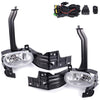 G-PLUS Front Bumper Fog Lights Compatible With Honda Accord (2Door Coupe Model Only) 2008 2009 2010 Lamps Clear Lens Includes H11 Bulbs Wiring Harness and Switch