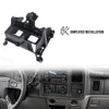G-PLUS Dash Panel Double Radio Cage Bracket Compatible with Chevy Silverado Tahoe GMC Sierra 2003 2004 2005 2006 Plastic Bracket