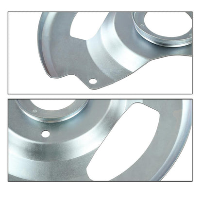 G-PLUS New Disc Brake Dust Shields,Backing Plates Compatible with Chevy C10 /C1500 Trucks and Suburbans 1971-1987, Fit GMC C15 / C1500 Trucks and Suburbans 1971-1987