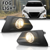 G-PLUS Fog Lights Lamps with Bezels & Wiring Harness Set Left & Right Side Compatible with Nissan Altima 2019-2022 2615589929