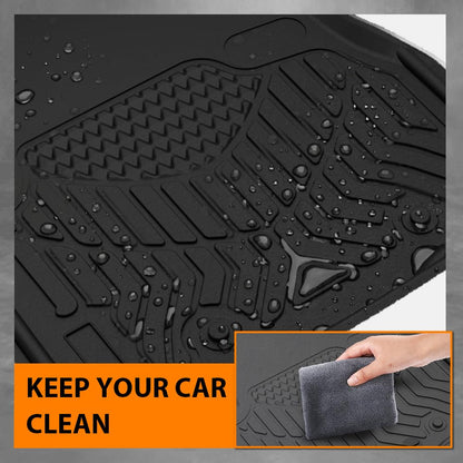 G-PLUS TPE Floor Mats Fit Kenworth T600 2006-2007, T660 2007-2017, T800 W900 2006-2019 1st Row Truck Accessories Cargo Liners All Weather Protection 3PCS Black Alfombras para Carro