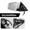 G-PLUS Mirror w/o Blind Spot Left Driver Side Compatible with Benz E350 E400 E550 2010-2017/Fit Only 2 Doors Coupe/Not Fit 4 Doors Sedan 2078100776 White