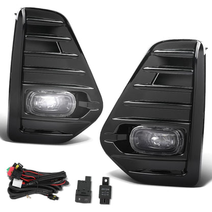 G-PLUS Fog Lights Lamps LED DRL W/Bezels Switch Harness kits Compatible with Nissan Kicks 2021-2023 26150-00Q0B