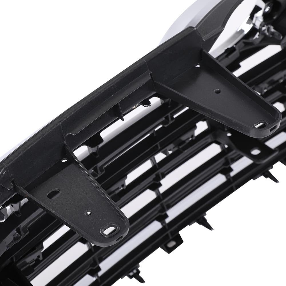 G-PLUS Chrome Front Bumper Upper Grill Grille ABS Compatible with 2014-2016 Toyota Highlander