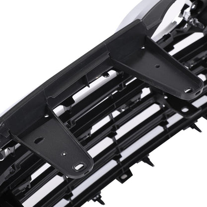 G-PLUS Chrome Front Bumper Upper Grill Grille ABS Compatible with 2014-2016 Toyota Highlander