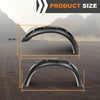 G-PLUS Front Fender Flares Pocket Bolt Compatible with Ford F150 F250 Bronco 1992-1996; Fit Ford F350 1992-1997 2 PCS Black