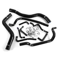 G-PLUS Radiator Hose Kit for Mitsubishi Eclipse Turbo 1995-1999 Silicone Black