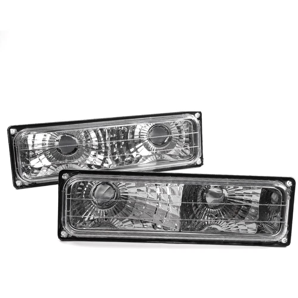 G-PLUS Headlights Fit GMC C/K 1500 2500 Sierra Yukon Suburban 1994 1995 1996 1997 1998 Bumper Headlamps,faros delanteros Assembly