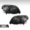 G-PLUS Headlight Set Left and Right Side Halogen Compatible with Benz GLK250 Bluetec 4Matic 2013 2014 2015, Fit Benz GLK350 (submodel: 4Matic, Base) 2013 2014 2015 2048204239, 2048204139 Black