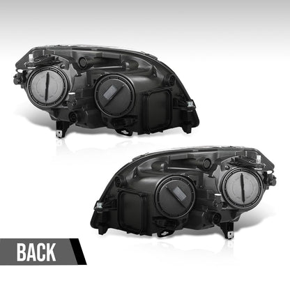 G-PLUS Headlight Set Left and Right Side Halogen Compatible with Benz GLK250 Bluetec 4Matic 2013 2014 2015, Fit Benz GLK350 (submodel: 4Matic, Base) 2013 2014 2015 2048204239, 2048204139 Black