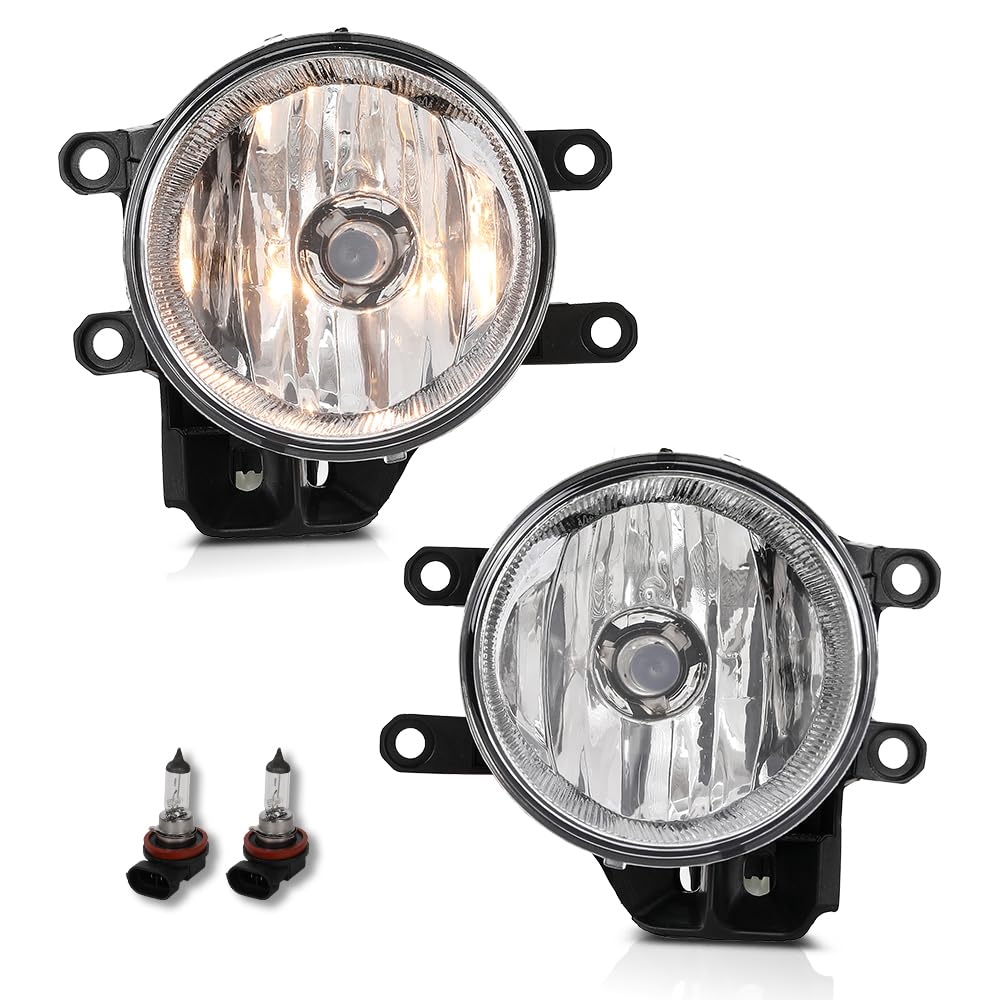 G-PLUS Front Bumper Fog Lights Lamps Left&Right Compatible with Toyota RAV4 2019-2022 8122012230
