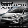 G-PLUS Pair Front Bumper Grille Molding Trim, Compatible with Kia Forte LX LXS GT L EX 2022-2024, 863A7-M7510, LH Driver & RH Passenger 2PCS, 863A8-M7510, 863A7M7510, 863A8M7510