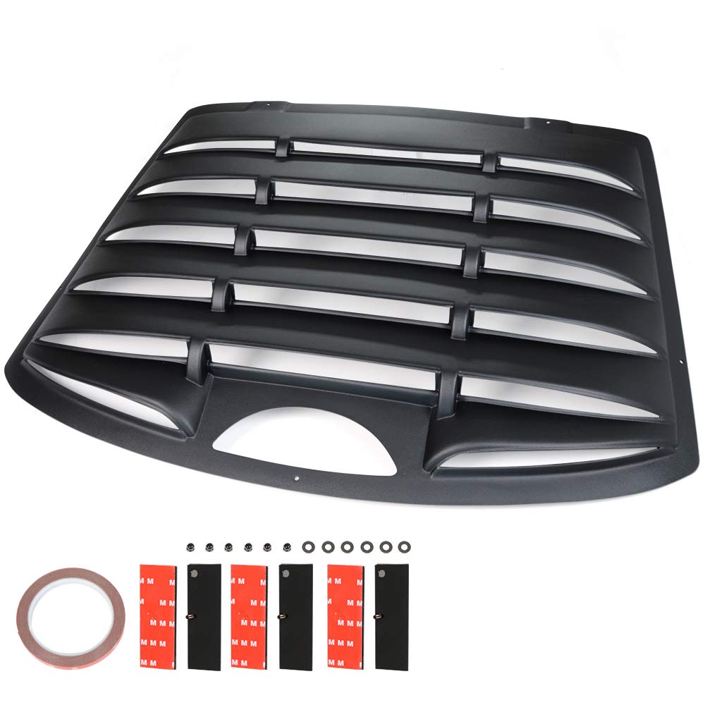 Window Louver Scoop Windshield Louver Sun Shade Cover Compatible for Chevy Cavalier/Sunfire 2 Door 1995-2003