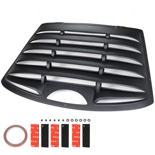 Window Louver Scoop Windshield Louver Sun Shade Cover Compatible for Chevy Cavalier/Sunfire 2 Door 1995-2003