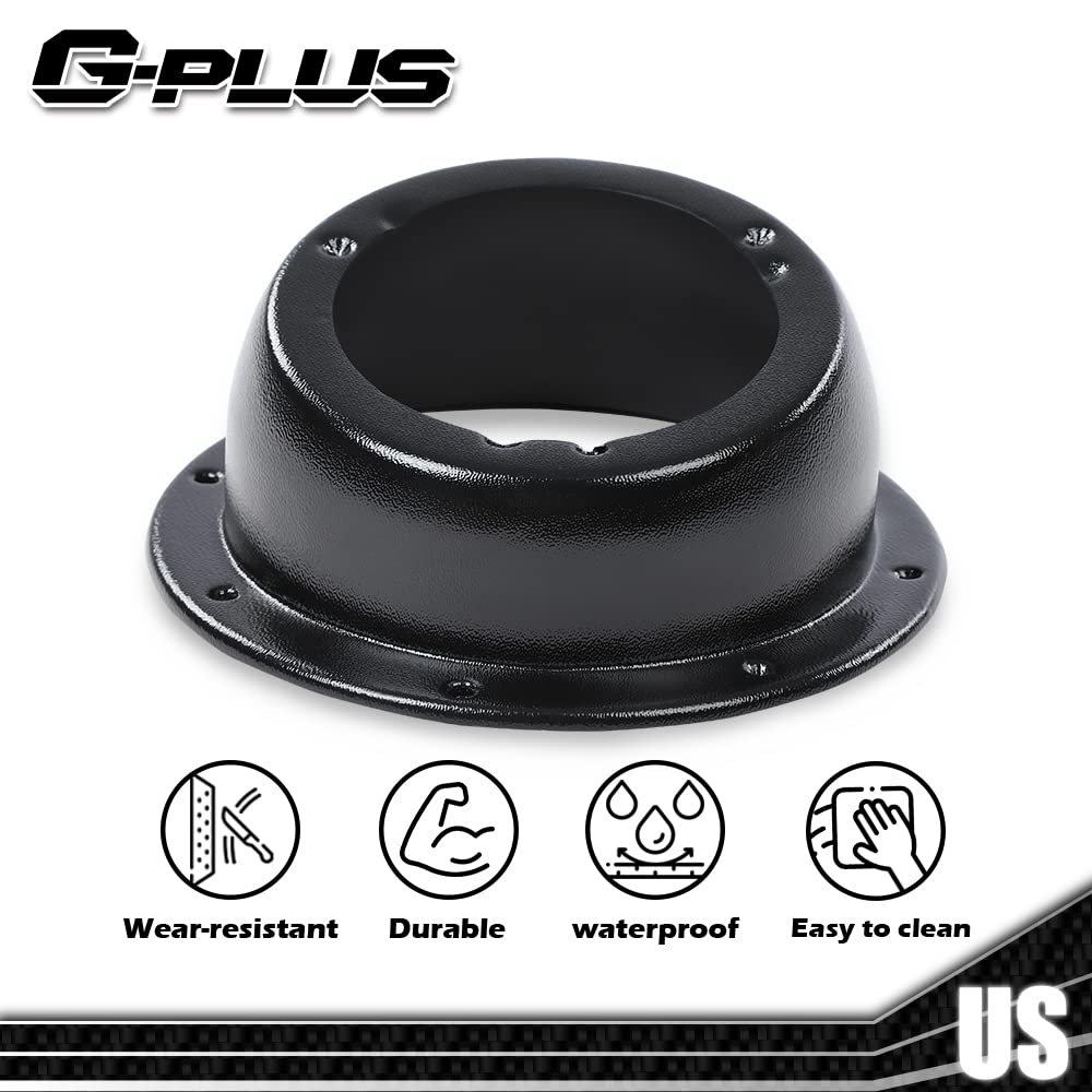 G-PLUS Angled Speaker Enclosures Boxes Pods Mount Door Kick Panel Rear Deck 6.5"