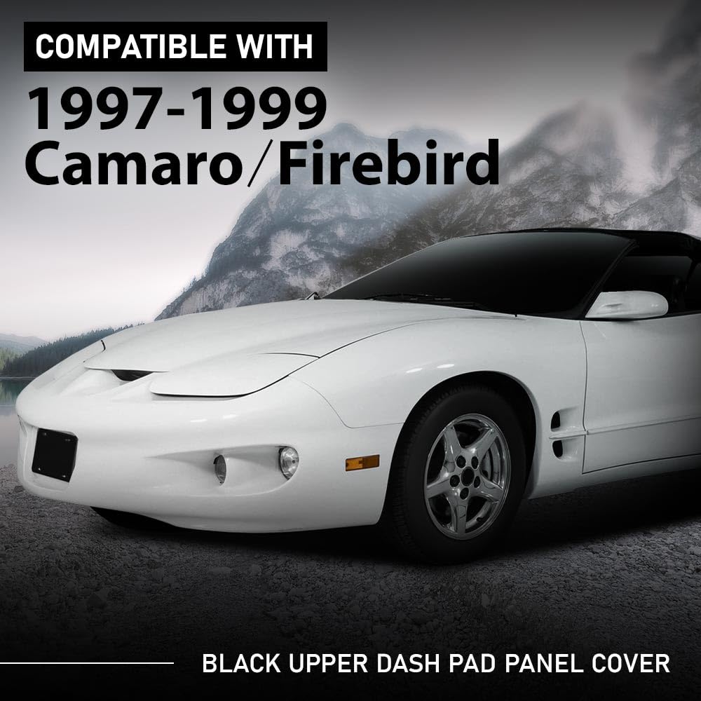G-PLUS Upper Dash Pad Panel Compatible with Chevy Camaro 1997-1999,Compatible with Pontiac Firebird 1997-1999 Grey