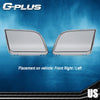 G-PLUS Front Headlight Lenses Cover Compatible with 2005-2009 Mustang,(NOT ForShelby GT500 Models),Chrome Housing A Pair Left & Right Side (Smoky Lens)