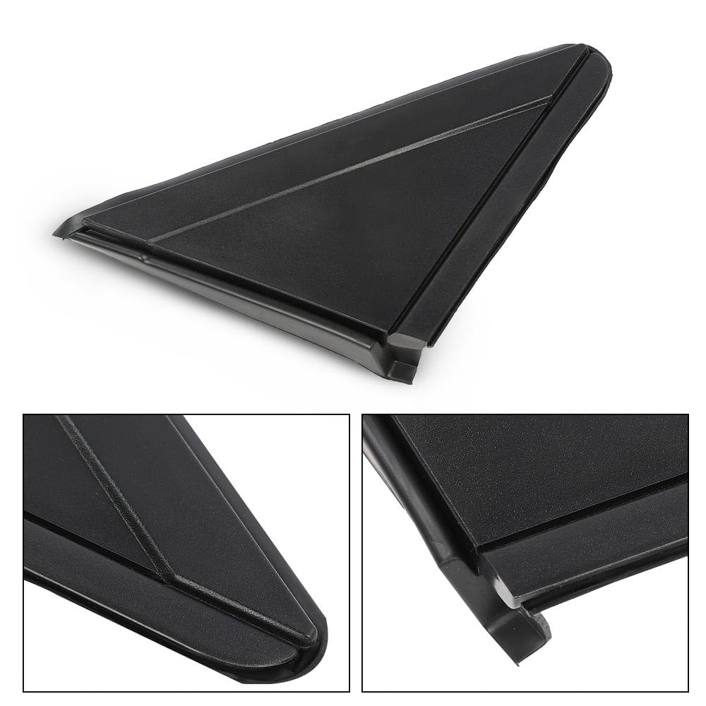 G-PLUS Mirror Flag Applique w/o Trim Compatible with Chrysler Town & Country 2008-2016 Mini Passenger Van/Fit Dodge Grand Caravan 2008-2020 LH & RH Exterior Side View Mirror Triangle Trim