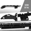G-PLUS Bumper Bracket Set Front Left and Right Side Compatible with Cadillac XT5 (submodel: Base, Platinum) 2017 2018 2019, Fit Cadillac XT5 Livery 2021 2022 2023 84172893, 84172892 Black