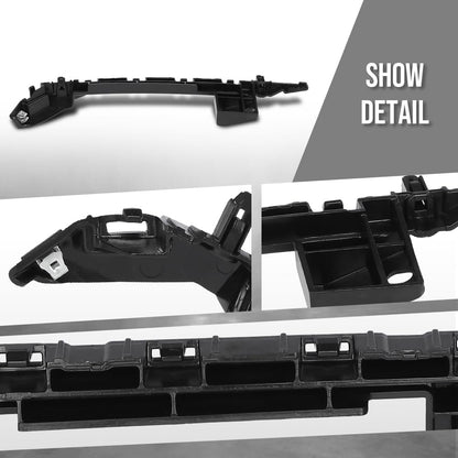 G-PLUS Bumper Bracket Set Front Left and Right Side Compatible with Cadillac XT5 (submodel: Base, Platinum) 2017 2018 2019, Fit Cadillac XT5 Livery 2021 2022 2023 84172893, 84172892 Black