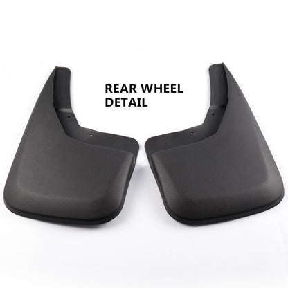 G-PLUS Mud Flap Flaps Splash Guards Mudguard Kit, Compatible with Chevy Silverado 1500 2014-2018/Silverado 2500/3500 2015-2018 Fit No Drill Mud Guards Flare Splash Guards Molded (NOT fit GMC Sierra)
