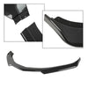 G-PLUS Front Bumper Lip Splitter 1LE Style Compatible with Chevy Camaro LT/LS/RS/SS Models 2016-2023 (Will Not Fit ZL1 Bumper Models) Textured Carbon Fiber Black