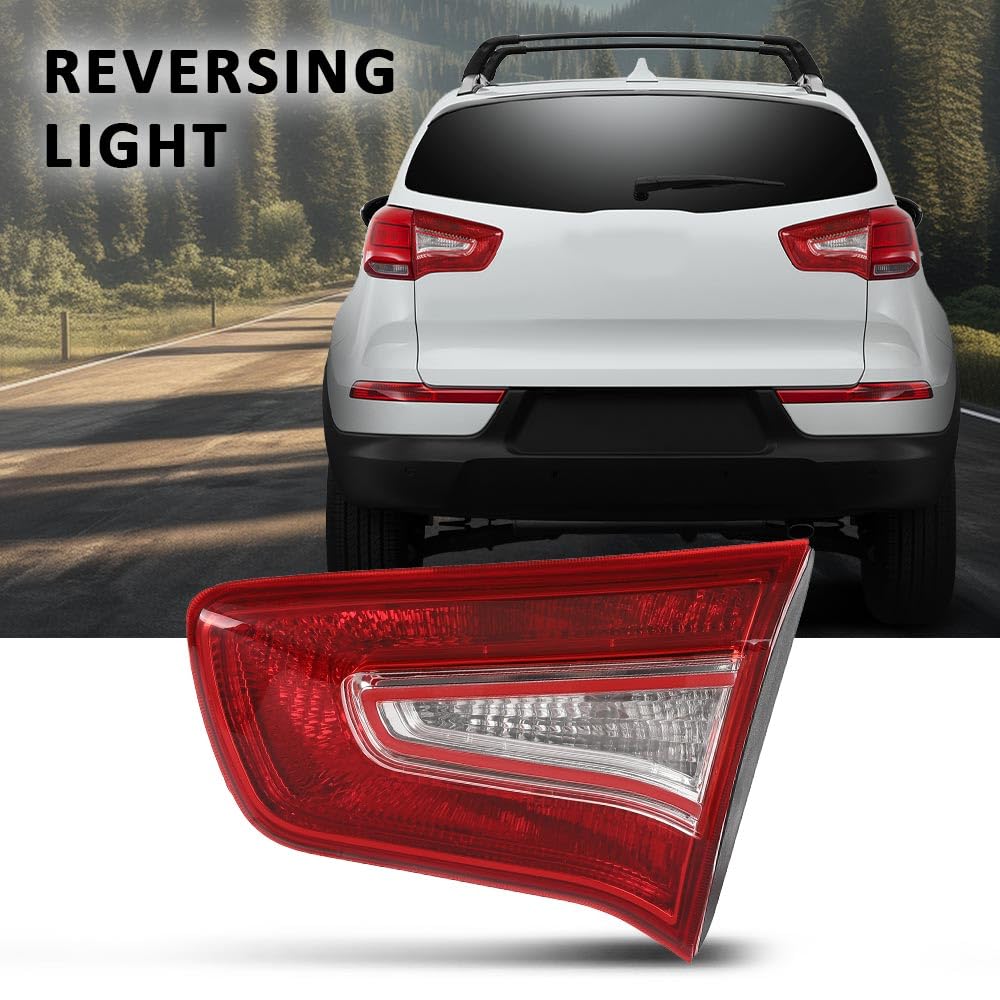 G-PLUS Right Inner Rear Tail Light Bumper Stop Brake Light Tail Lamp Compatible with Kia Sportage R 2011-2014 Models 92405-3W500