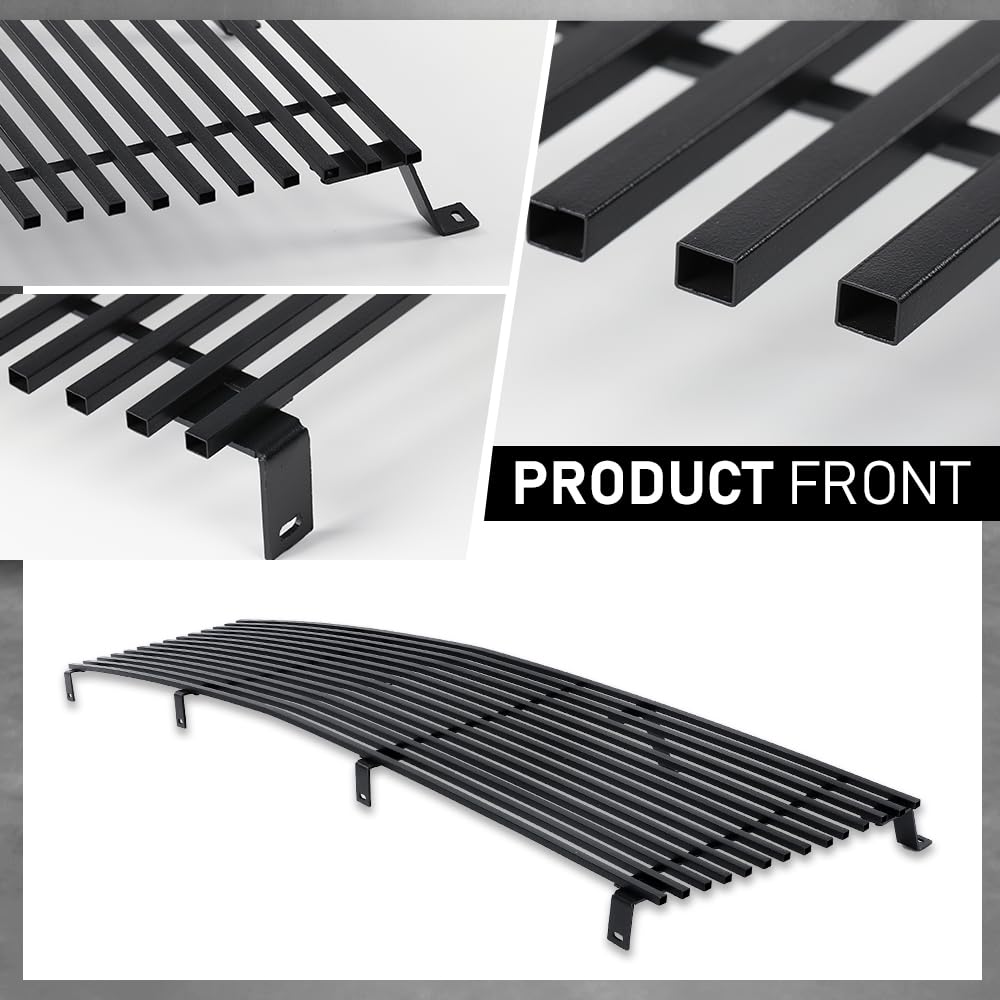 G-PLUS Billet Grille Compatible with Chevy Astro Van 1985-1994/Fit GMC Safari Van 1985-1994 C85103J Stainless Steel Black