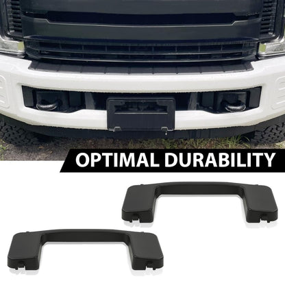 G-PLUS Front Bumper Tow Hook Bolt Cover Cap Left and Right Side Compatible with Ford F250 F350 Super Duty 2017-2022 HC3B 17F751-AC HC3B 17F751-AD HC3Z17A900D HC3Z17A900B
