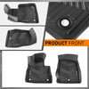 G-PLUS Floor Mats Fit for 2020-2025 Ford Explorer 2020 2021 2022 2023 2024 2025 TPE Custom Fit All Weather Protection 1st & 2nd Row Floor Liner Accessories,Black Car Mats