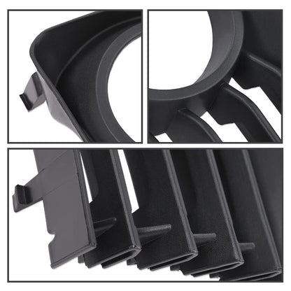 G-PLUS Fog Light Cover Front Bumper Fog Lamp Cover Grille Grill Compatible with Toyota Prius 2004-2009 with Hole 53112-47030 53113-47030