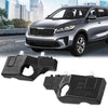 G-PLUS Front Bumper Bracket Left & Right Compatible with Kia Sorento 2016-2020 2.0L 2.4L 3.3L 86513C5000 86514C5000 HO1036129 Black Textured Bumper Bracket