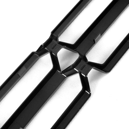 G-PLUS Front Upper Chrome Grille Insert Snap On Compatible with Chevy Silverado 1500 2016 2017 2018