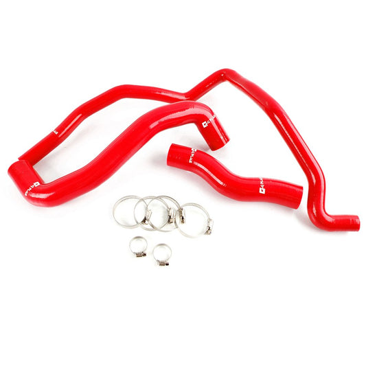 Silicone Radiator Coolant Hose Piping Kit Clamps Replacement For NISSAN 350Z Fairlady Z33 VQ35DE VQ35HR 2003 2004 2005 2006 2007 Red